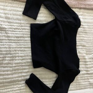 Forever 21 Black Long Sleeve Top